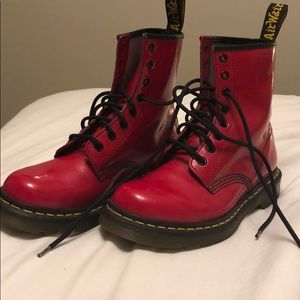 Red Dr. Martens